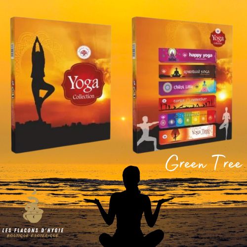 encens green tree coffret de 6 fragrances yoga collection