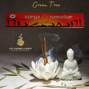 encens green tree surya namaskar