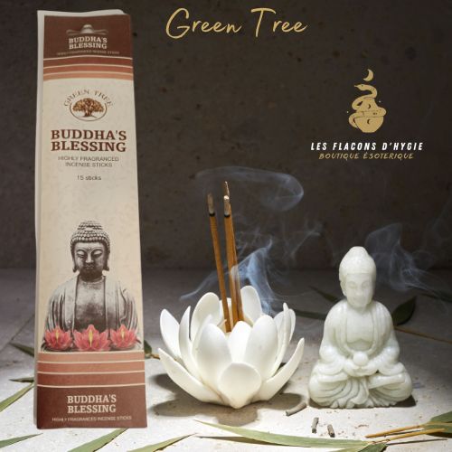 encens green tree buddha's blessing 15 bâtonnets
