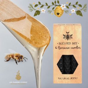 Bougie Magique en Cire d'abeille noire Lot de 6 Magic Spell
