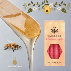 Bougie Magique en Cire d'abeille rose Lot de 6 Magic Spell