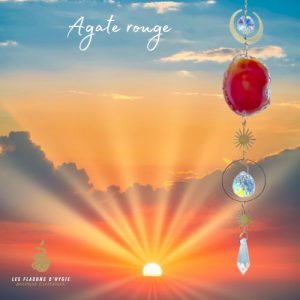 mobile soleil agate rouge